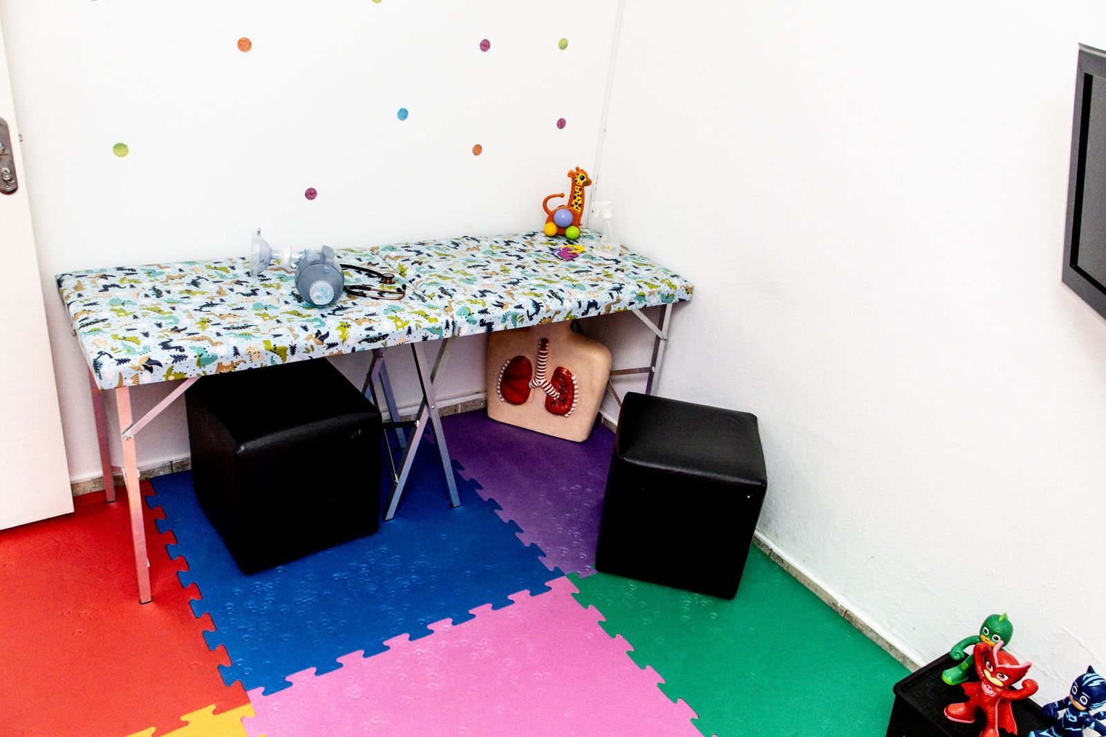Sala lúdica da PulmoLândia